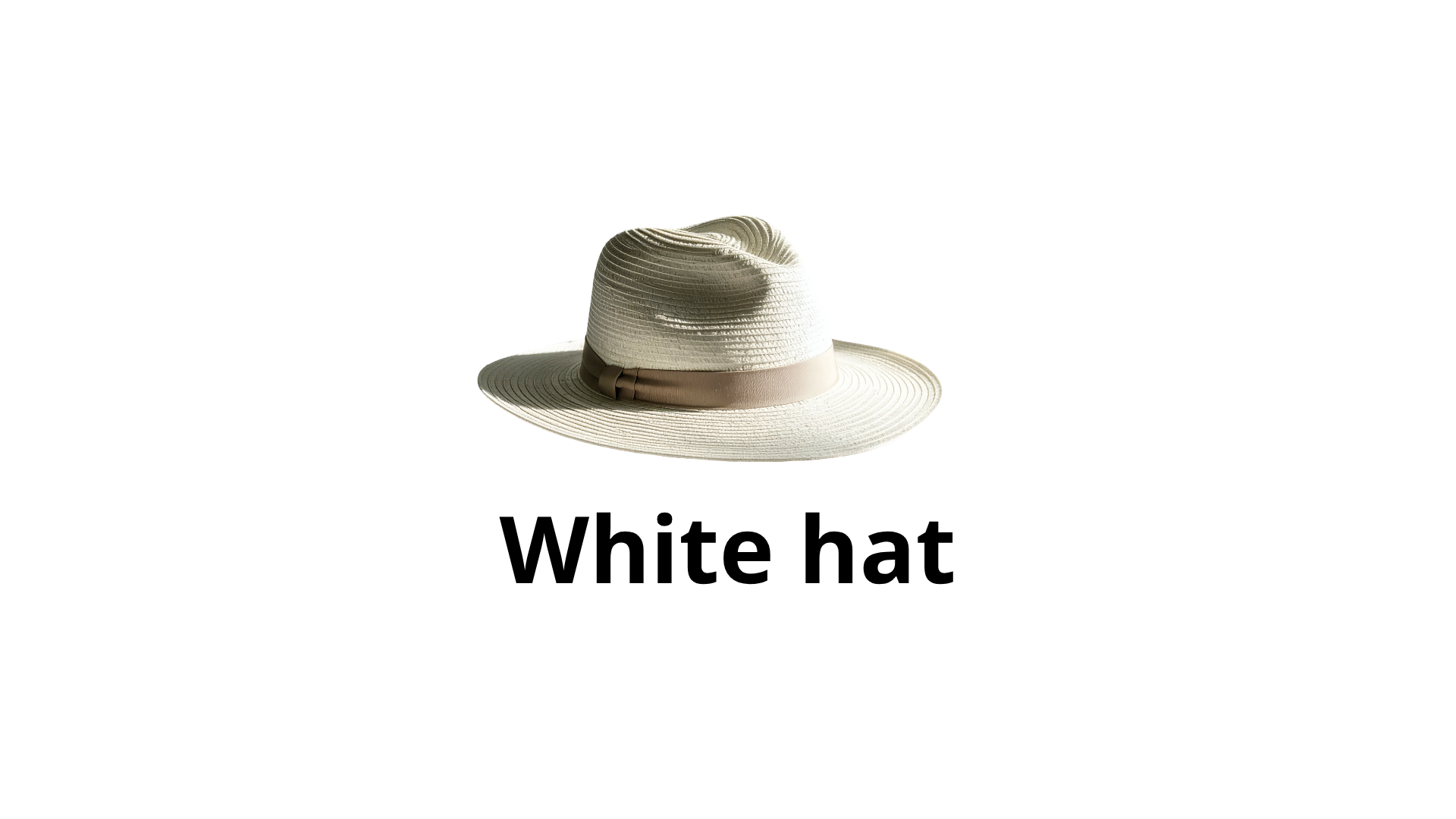 Chapéu branco — acessar caminho white